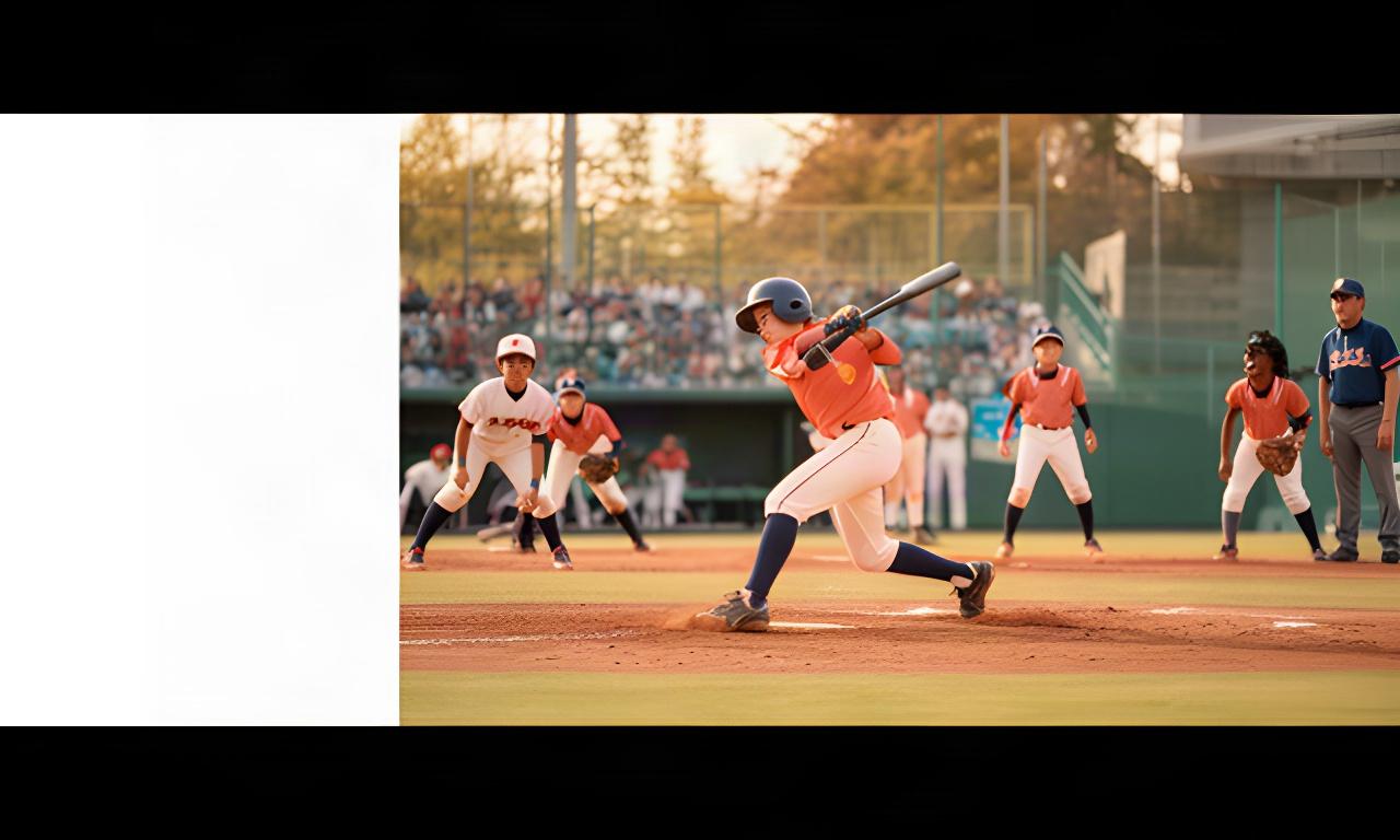 船橋の野球場で海外チームと交流試合を行う選手たち